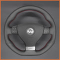 MEWANT Couvre Volant pour VW Golf GTI 5 Golf R32 Scirocco Passat Variant Tiguan R-Line 2005-2009