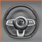 MEWANT Couvre Volant pour VW Golf GTI Jetta Polo Scirocco Arteon Passat Tiguan T-Roc 2013-2020