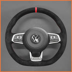 MEWANT Couvre Volant pour VW Golf GTI Jetta Polo Scirocco Arteon Passat Tiguan T-Roc 2013-2020