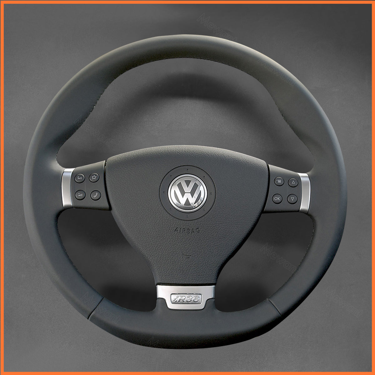 MEWANT Couvre Volant pour VW Passat R36 2008-2010