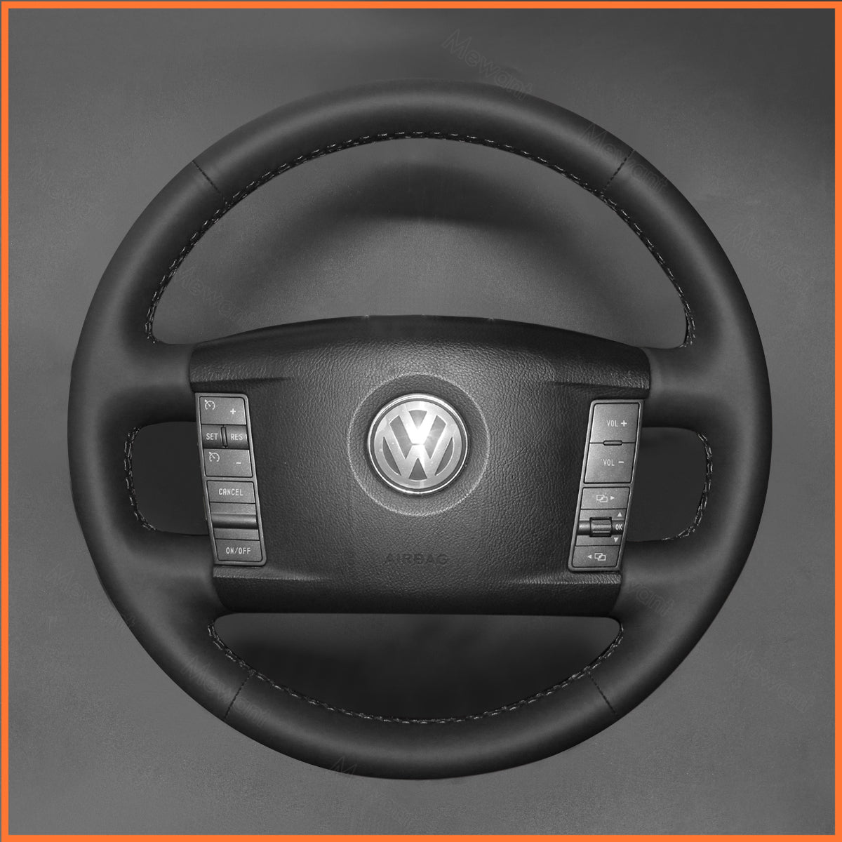MEWANT Couvre Volant pour VW Phaeton 2004-2010