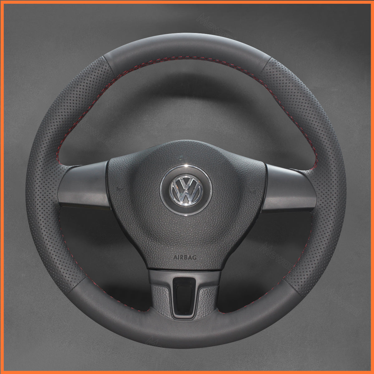 MEWANT Couvre Volant pour VW Sharan Passat Variant EOS Amarok California Caravelle 2010-2015