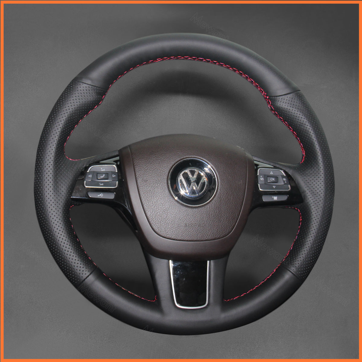 MEWANT Couvre Volant pour VW Touareg 2010-2018