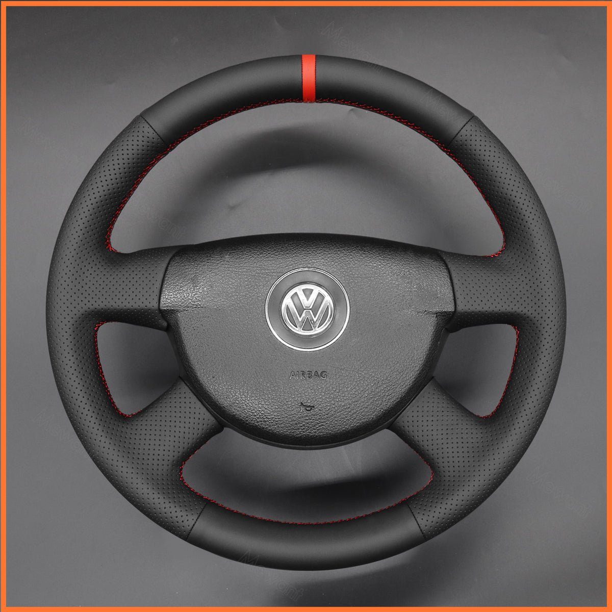MEWANT Couvre Volant pour Volkswagen VW Passat B6 2005-2010  Passat Variant 2005-2010