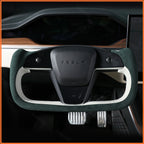 MEWANT Couvre Volant pour Yoke Lenkrad Tesla Model S 2022-2023 / Model X 2022-2023