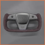 MEWANT Couvre Volant pour Yoke Lenkrad Tesla Model S 2022-2023 / Model X 2022-2023