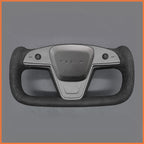 MEWANT Couvre Volant pour Yoke Lenkrad Tesla Model S 2022-2023 / Model X 2022-2023