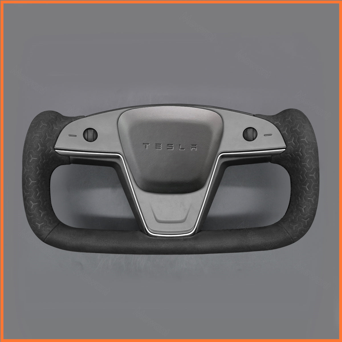 MEWANT Couvre Volant pour Yoke Lenkrad Tesla Model S 2022-2023 / Model X 2022-2023