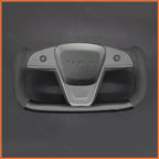 MEWANT Couvre Volant pour Yoke Lenkrad Tesla Model S 2022-2023 / Model X 2022-2023