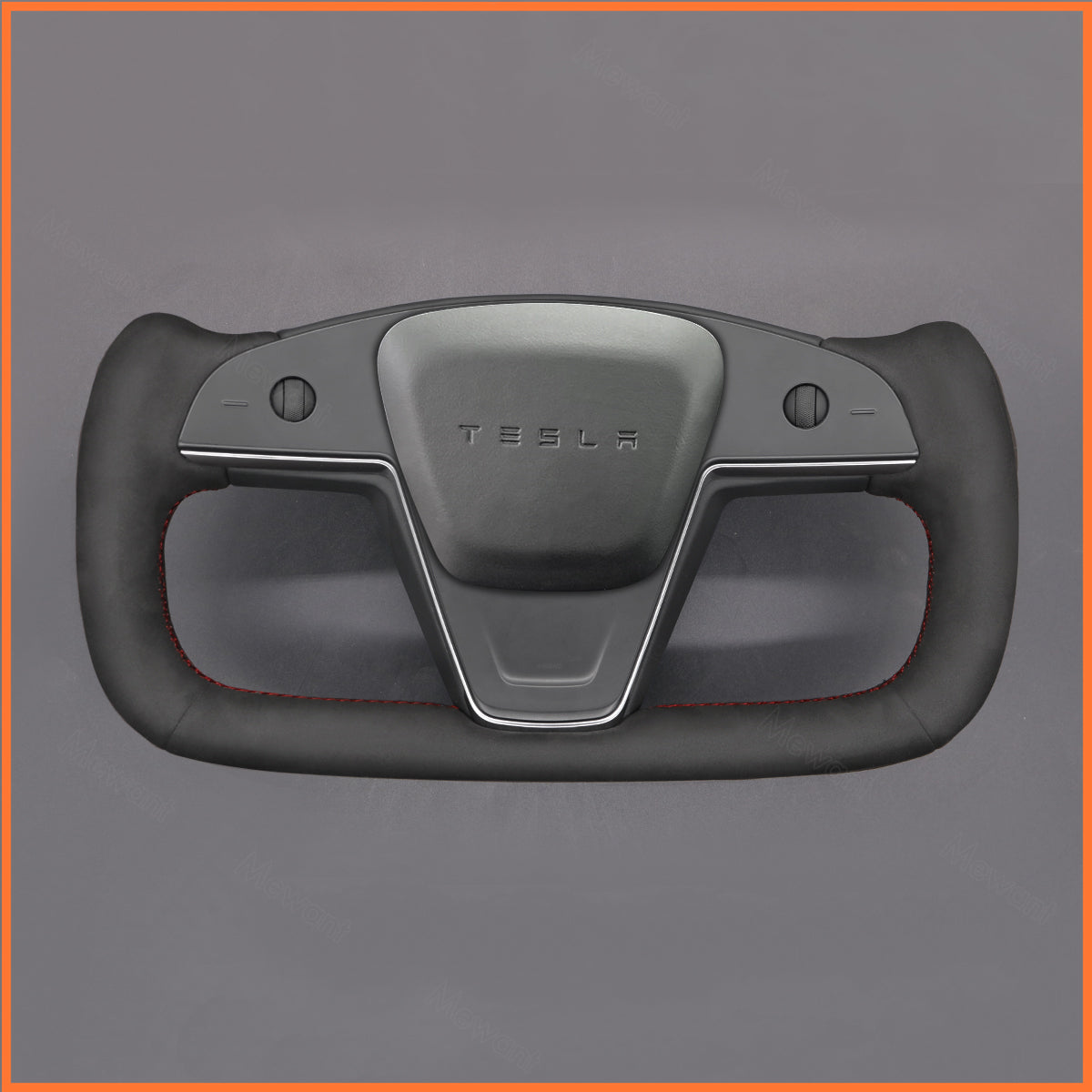 MEWANT Couvre Volant pour Yoke Lenkrad Tesla Model S 2022-2023 / Model X 2022-2023