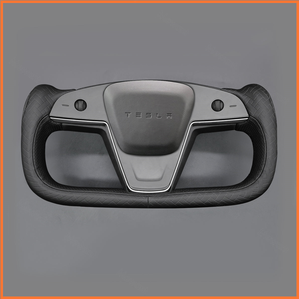 MEWANT Couvre Volant pour Yoke Lenkrad Tesla Model S 2022-2023 / Model X 2022-2023
