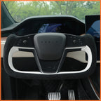 MEWANT Couvre Volant pour Yoke Lenkrad Tesla Model S 2022-2023 / Model X 2022-2023