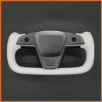 MEWANT Couvre Volant pour Yoke Lenkrad Tesla Model S 2022-2023 / Model X 2022-2023