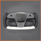 MEWANT Couvre Volant pour Yoke Lenkrad Tesla Model S 2022-2023 / Model X 2022-2023