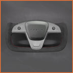 MEWANT Couvre Volant pour Yoke Lenkrad Tesla Model S 2022-2023 / Model X 2022-2023