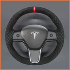 MEWANT Couvre Volant pour Tesla Model 3 2019-2023 Model Y 2021-2023