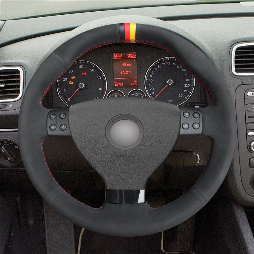 MEWANT Couvre Volant pour Volkswagen VW EOS MK5 2005-2008