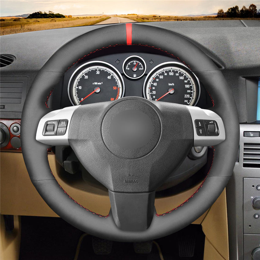 MEWANT Couvre Volant pour Opel Astra (H) 2004-2009 / Zaflra (B) 2005-2014 / Signum 2004-2008 / Vectra (C) 2002-2009