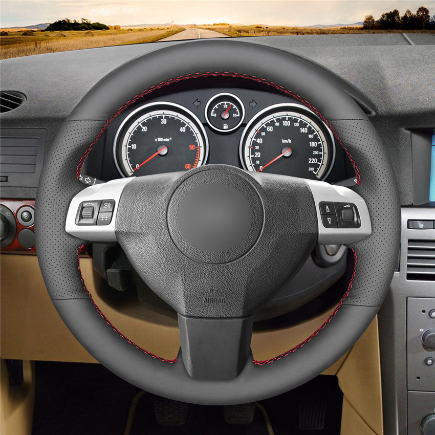 MEWANT Couvre Volant pour Opel Astra (H) 2004-2009 / Zaflra (B) 2005-2014 / Signum 2004-2008 / Vectra (C) 2002-2009