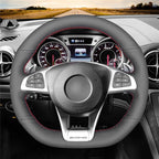 MEWANT Couvre Volant pour Mercedes-Benz AMG GT C190 R190 C 63 W205 CLA 45 C117 E 43 W213 SLC 43 SL 63